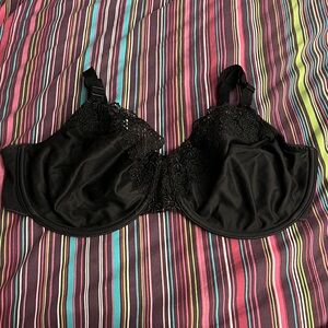 Elegant Black Lace Bra.